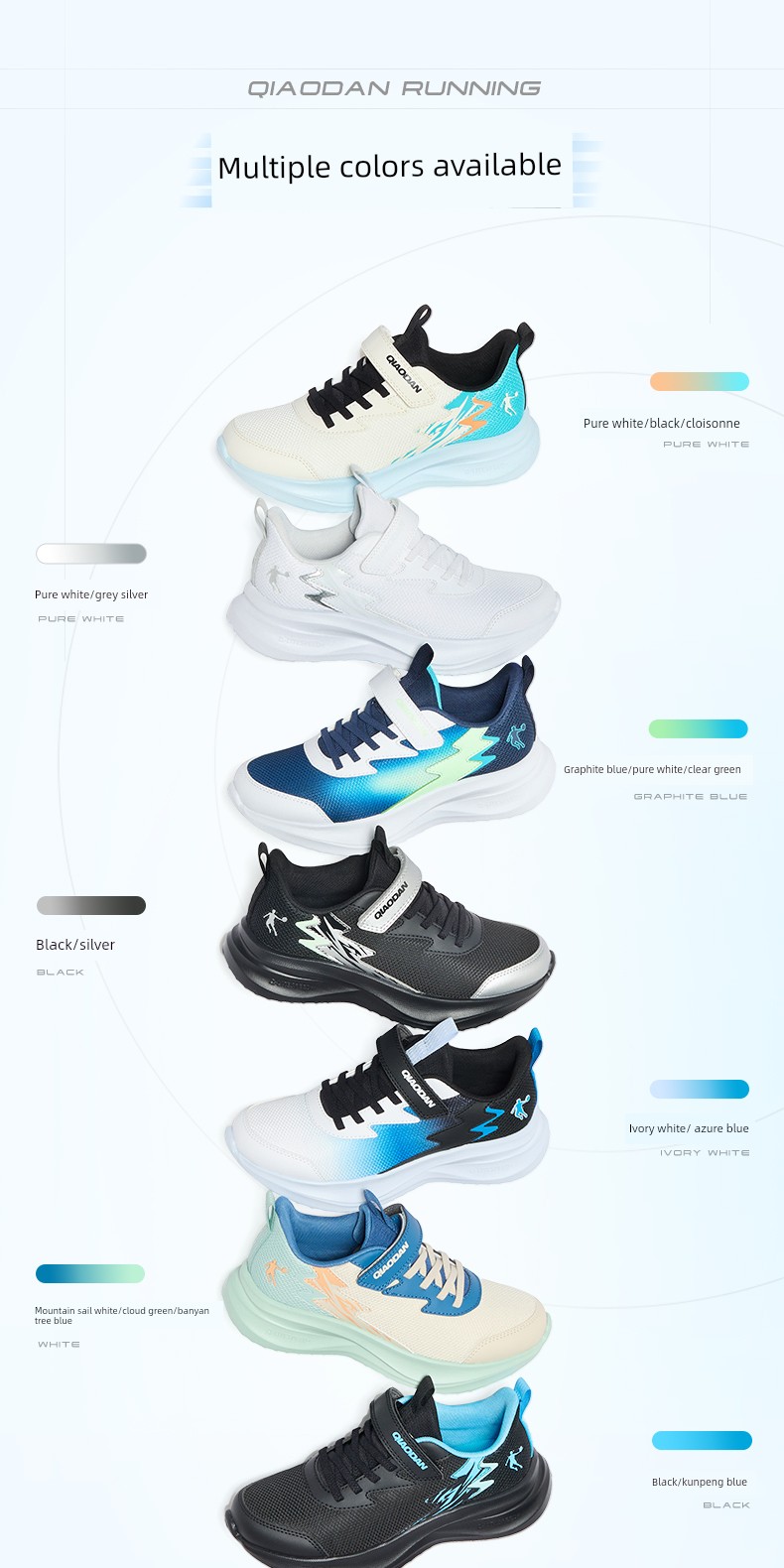 Chasing Light Pro | Jordan Children's Shoes, Boys' Sports Shoes, Summer Style, Spring New Model, Mesh Children's Shoes, Lightweight Running Shoes — 13