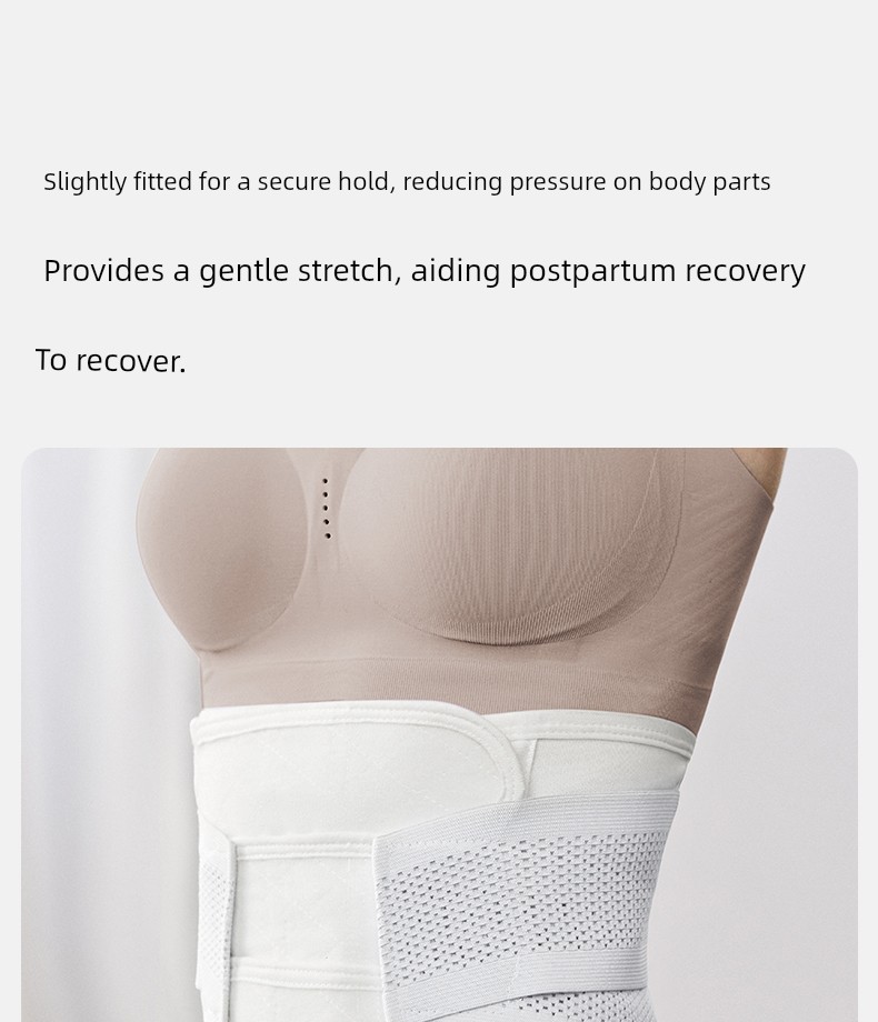 Manxi Abdominal Binder for Postpartum Body Shaping and Recovery, Waist Binder for Postpartum Women, Natural Birth and Caesarean Section Silk Binder — 8