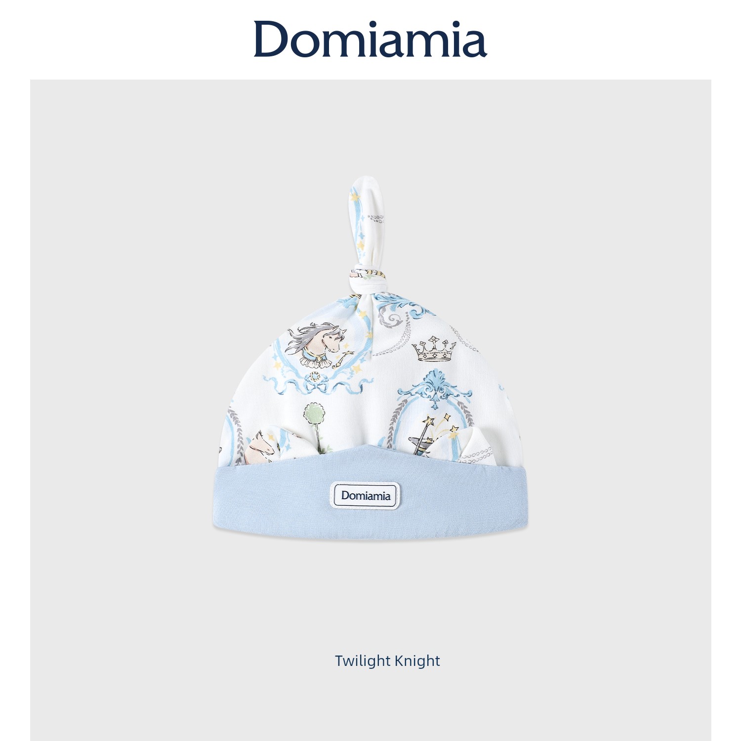 Domiamia Baby Hat Newborn 0-6 Months Old Baby Cotton Hat Cute Full Moon Hundred-Day Headwear — 7