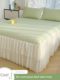 Summer ice silk bean doodle mat bed skirt three-piece set single machine washable summer cool pad air conditioning mat bed sheet pad