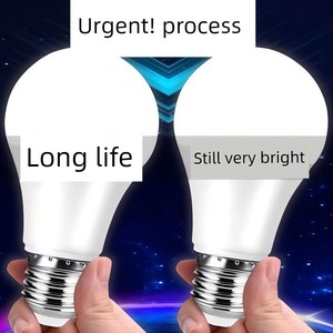 Led Energy-Saving Light Bulb for Home Use, Super Bright E27 Screw-Mount Spiral Lighting, Warm Yellow-White Light, High-P