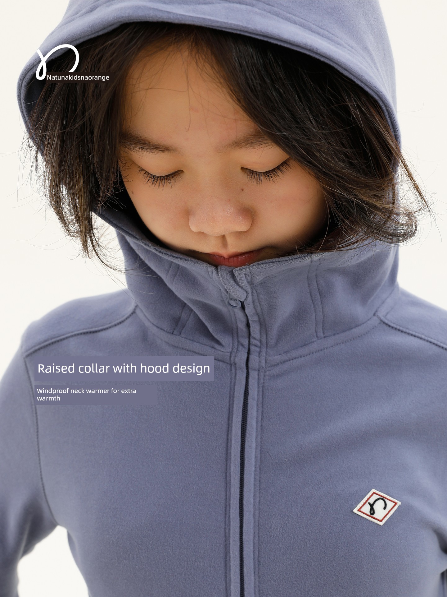 Capsule Naju Children's Clothing [Easy to Fold] Children's Sweatshirt Antibacterial Static-Free Lightweight Warm Fleece Zip-Up Jacket for Boys and Girls — 4