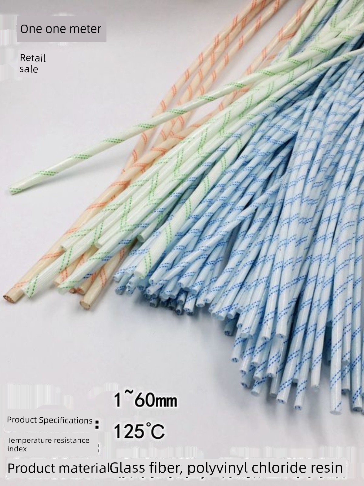 Yellow Wax Tube Temperature Resistance Thickened 2.5KV Insulation Casing 2 Mm10mm3mm14mm16mm5m20 Yellow Wax Tubes