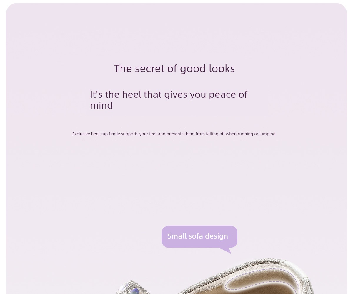 Babudou Genuine Leather Girls' Shoes Princess Crystal Shoes 2026 New Spring and Autumn Children's Soft-Soled Girls' Leather Shoes — 6
