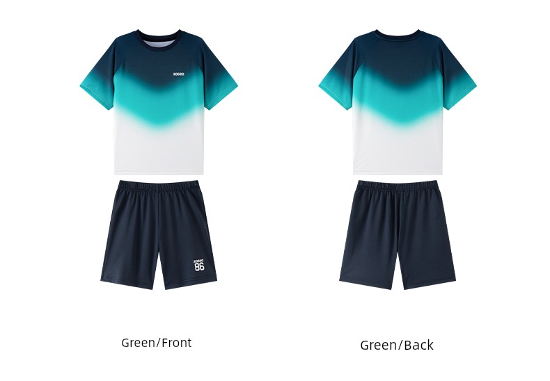 Zuoxi Kidsren's Clothing Boys' Suit Summer Quick-Drying Sports Short-Sleeved 2026 New Kidsren's Basketball Uniform Two-Piece Summer Suit — 25