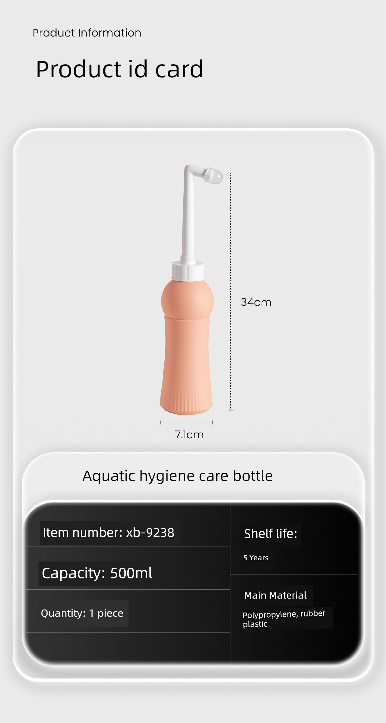 XENBEA Maternal Female Private Part Butt Anal External Washing Butt Portable Cleaning Device Washing Bottle Perineum Flusher — 18