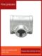 304 stainless steel reducer tee-way diameter variable diameter inner wire tee/internal thread joint water heating pipe accessories 1 inch change 6 minutes
