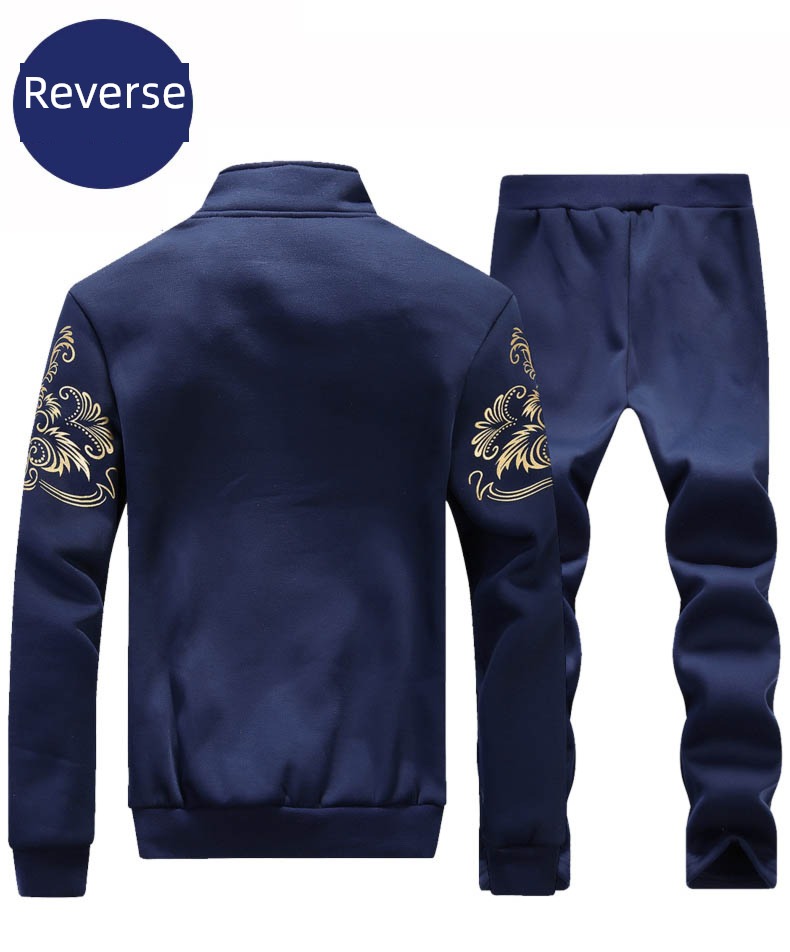 man thickening Autumn and winter trend leisure time keep warm Sweater