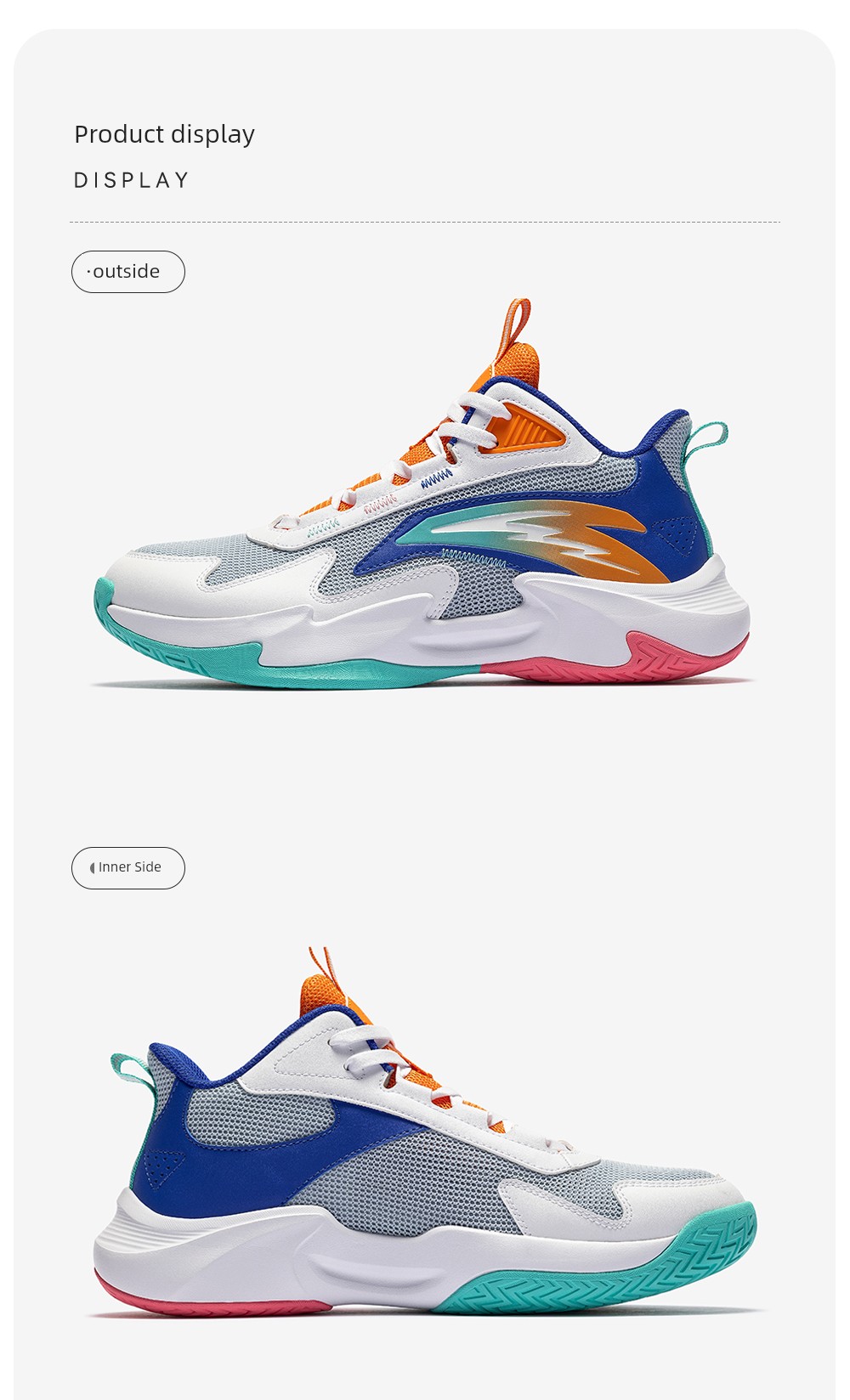 Trial | Anta Kids Boys' New Autumn Model Professional Practical Youth Training Basketball Shoes Sports Shoes — 35
