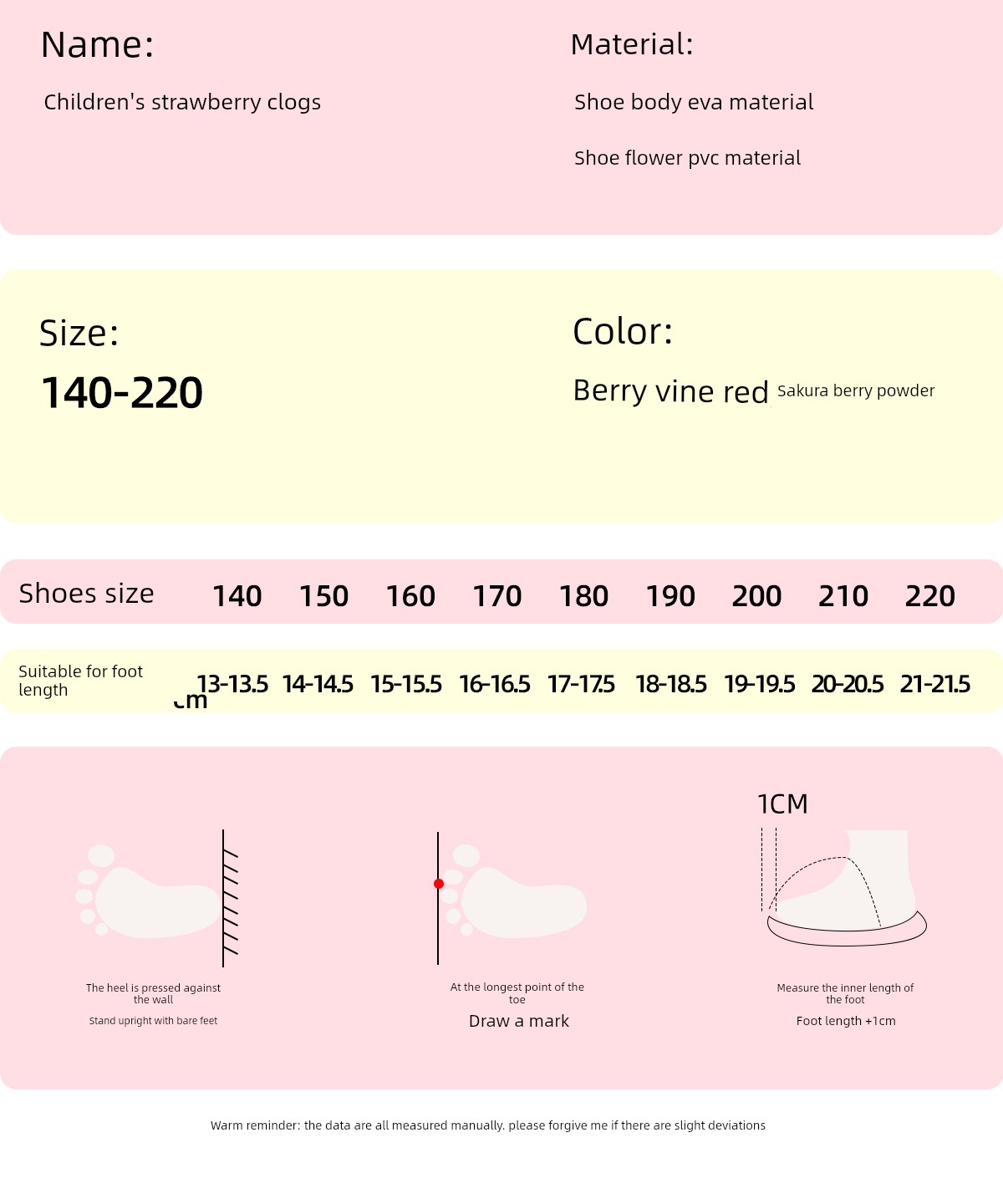 Latetime Cute Strawberry Hole Shoes Kidsren's Slippers for Boys and Girls Summer Outer Wear 2026 New Baby Slippers — 12