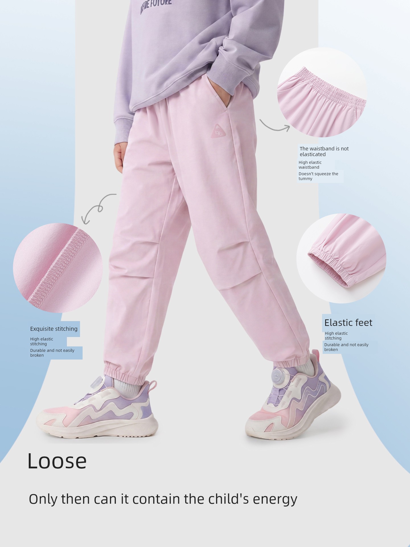 Balabala Children's Clothing Kids' Pants Boys' Cargo Pants Girls' Long Pants 2026 Model Spring and Autumn Outdoor Pants — 3