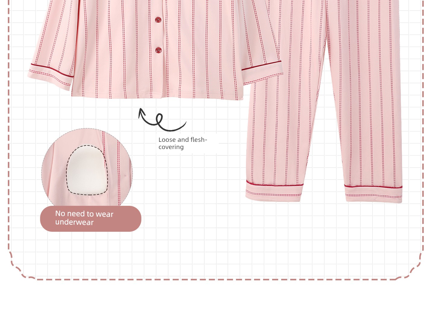Yatemo & Crayon Shin-Chan Collaboration Cardigan Maternity Wear Autumn/Winter Nursing Pajamas for Pregnant and Postpartum Women Homewear — 30