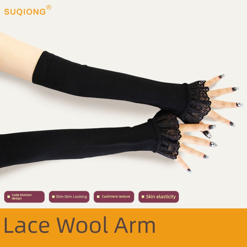 Su Qiong have more cash than can be accounted for ma'am Half finger keep warm Cashmere Wool
