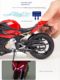 Motorcycle toy model Bao motorcycle horse gift box sound and light ornament alloy simulation children boy birthday gift