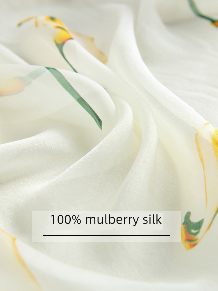 high-grade fashion female summer Thin money Small silk scarf