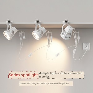 Led Clip-On Spotlight, Ultra-Bright, Plug-In, Portable, for Wedding Photography, Crystal Curtains, Spotlighting, Series 