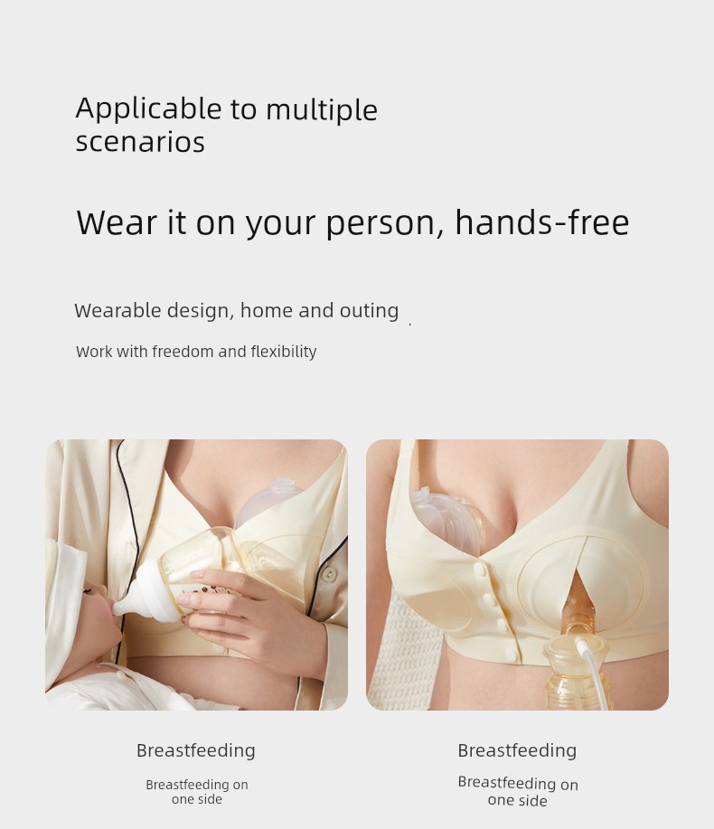 October Crystal Breast Milk Collector Manual Hands-Free Breast Pump for Pregnant Women with Leaking Milk, Milk Catcher, Anti-Overflow Breast Collector — 10