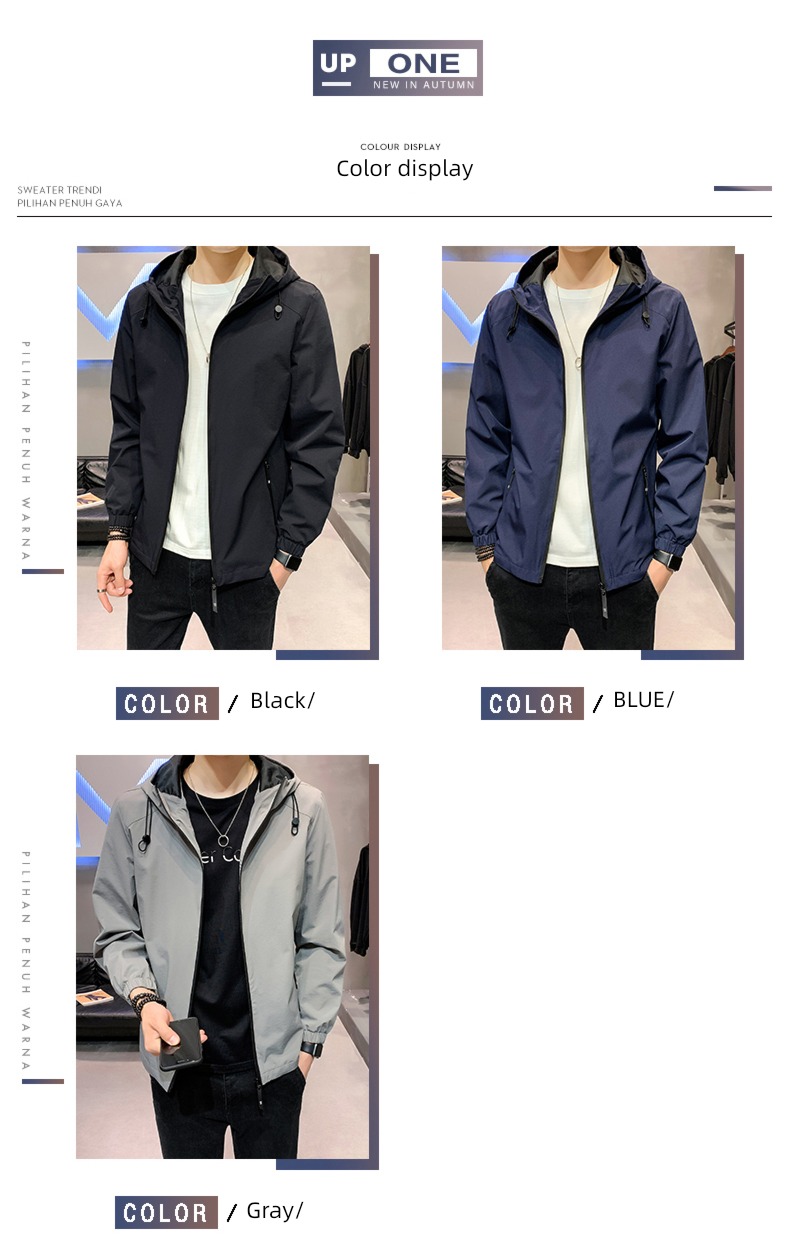 Chaopai Plush thickening winter Autumn clothes Hooded loose coat