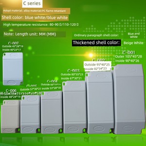 LED Drive Power Supply Plastic Shell Driver Plastic Carton Controller Shell Shell Flame Retardant High Temperature Resis