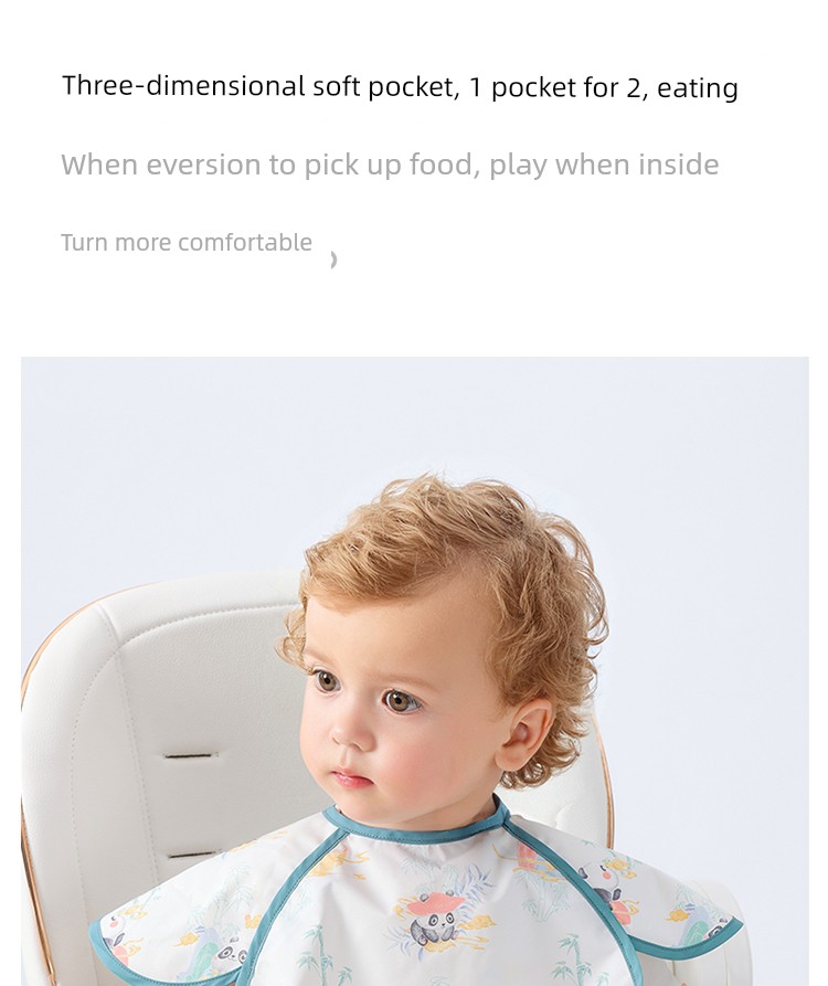Babies' Baby Food Supplement Sleeveless Summer Eating Bib — 10