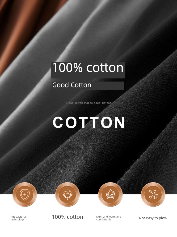 dandy man keep warm Underwear set male Cotton teenagers Autumn clothes and pants pure cotton Thread clothes and trousers winter