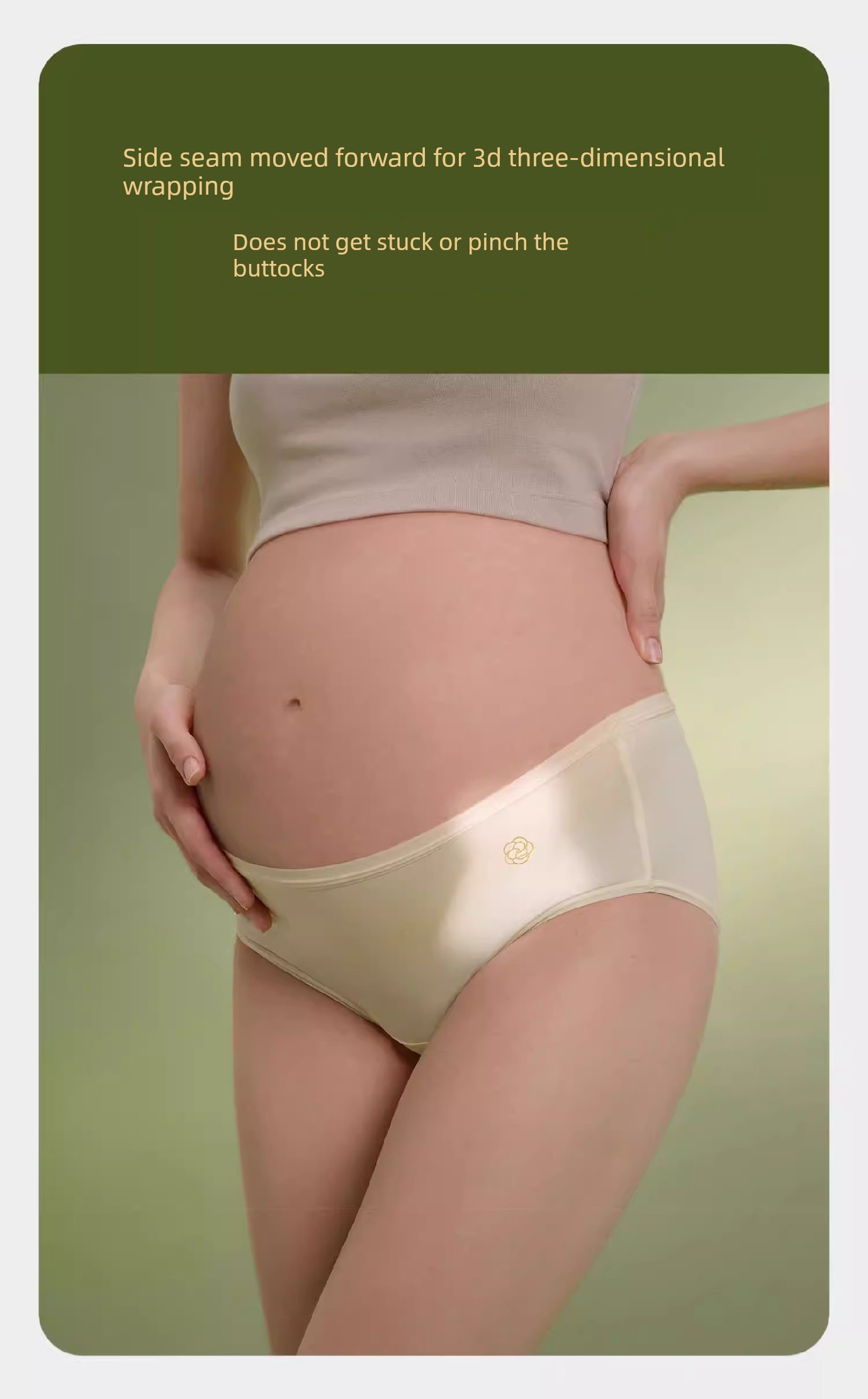 Babycare Disposable Underwear Camellia Flower High-Waisted Large Size for Postpartum Women, Travel, No-Wash, Daily Use — 12