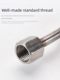 Stainless steel pressure gauge buffer tube double head 4 points M20*1.5 boiler iron steam high pressure gauge condenser tube special shape tube