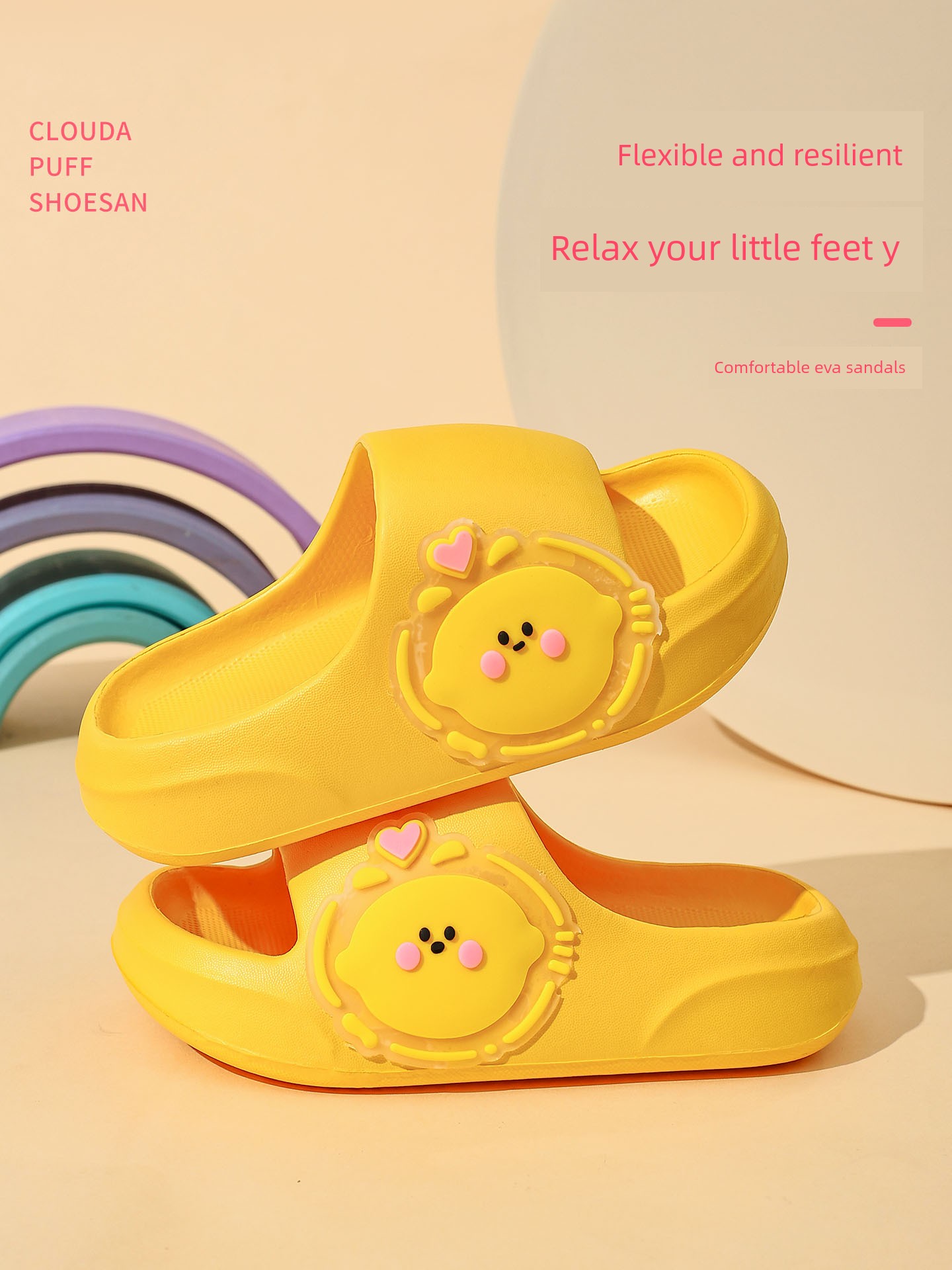 Children's Slippers 2026 Summer New Style Boys and Girls Baby Indoor and Outdoor Non-Slip Kidsren's Eva Slippers — 4