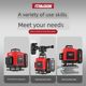 Laser infrared level high-precision strong light thin line 12-line green light outdoor special automatic leveling meter