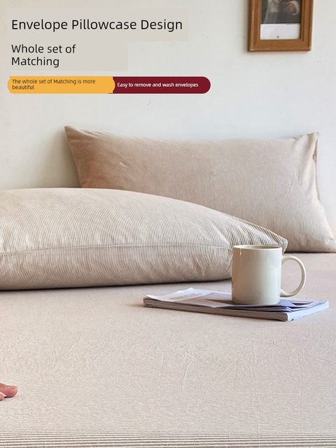 Pure cotton wash cotton bed sheets single piece cotton 100 student dormitory single bed single pillow case bed cover three piece set 3 new models