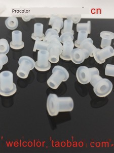0.5 1 2 3 4 5mm High Temperature Resistant T-Type Hollow Waterproof Sealing Plug Silicone Rubber Power Box Outlet Ferrul