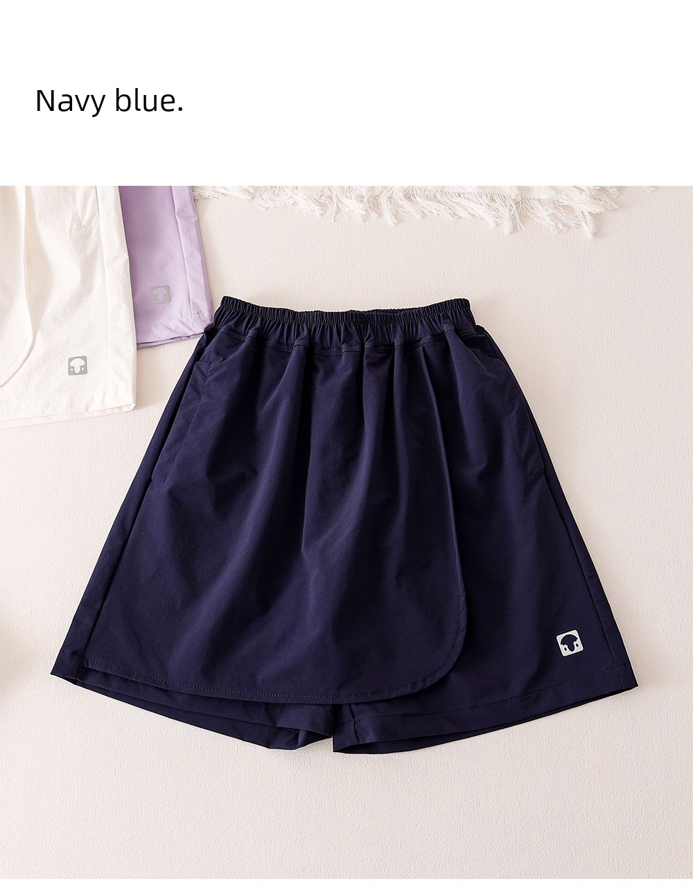 Girls' Shorts Summer 2026 New Style Children's Sports Skirt Pants for Older Girls Stylish Quick-Dry Five-Point Wide-Leg Hot Pants Thin — 26