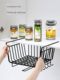 Kitchen storage rack cabinet under hanger dormitory snack storage wardrobe layered rack household hanging under table hanging basket