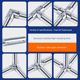 Clothes rod four-way circular pipe connection stainless steel pipe accessories clothes rack shelf joint clothes rack accessories tee