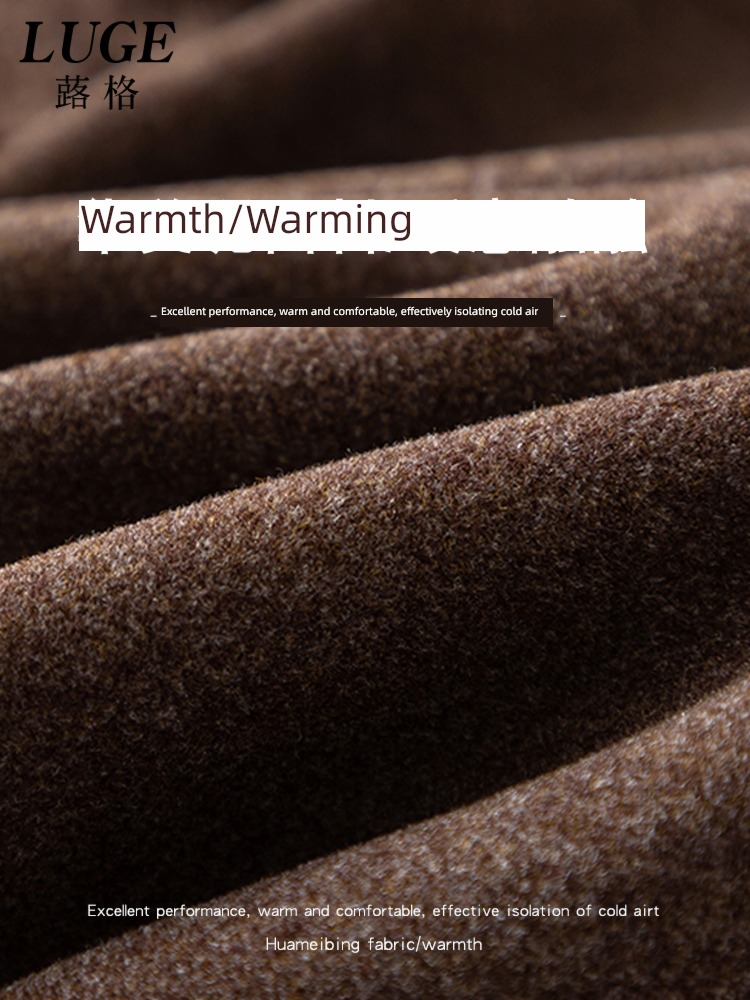 grey Big size easy thickening knitting Wool Culotte