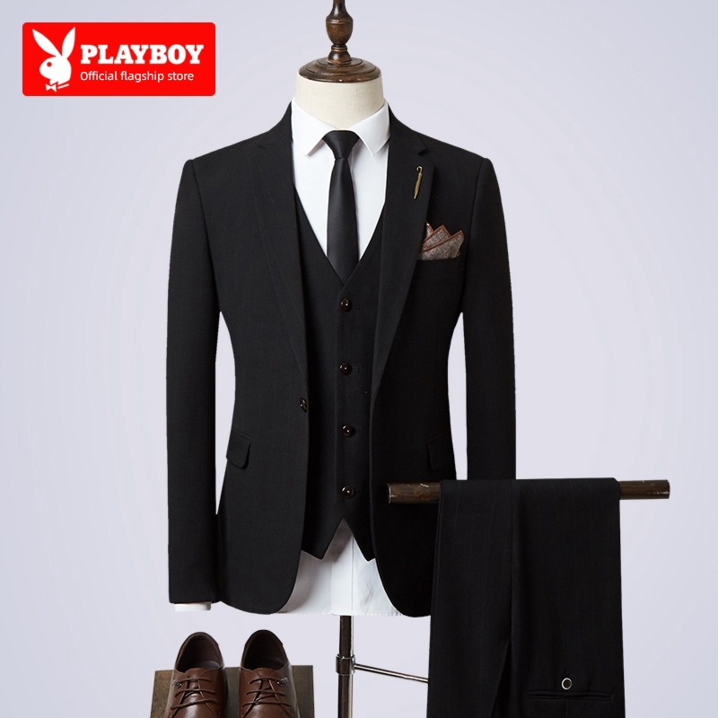 dandy Korean version Self-cultivation groomsman man 's suit suit