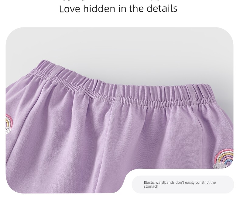 Jellybaby Anti-Mosquito Pants for Girls Summer Thin 2026 New Style Small Kidsren Casual Pants Autum Baby Pants — 69