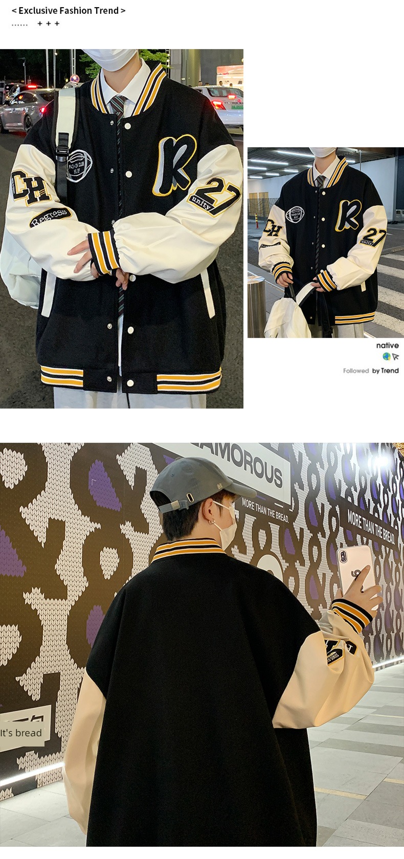 Maite man Spring and Autumn easy motion mlb