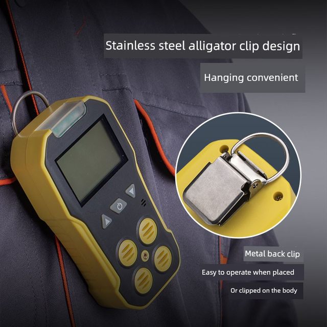 Four-in-one Toxic and Harmful Gas Detector Methane Oxygen Carbon Monoxide Hydrogen Sulfide Carbon Dioxide Detector
