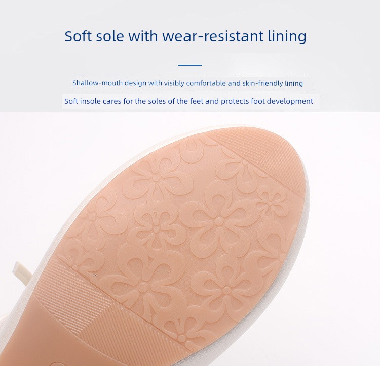 Princess Shoes for Girls with Small High Heels to Match Dresses 2026 New Soft-Soled Summer White Soft Shoes for Little Girls Summer Leather Shoes — 10