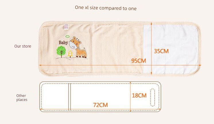 Baby Belly Protector, Infant Belly Protector, Pure Cotton Belly Protector, Bellyband, Autumn and Winter Anti-Cold, Warm Belly Wrap, Anti-Kick Cover — 10