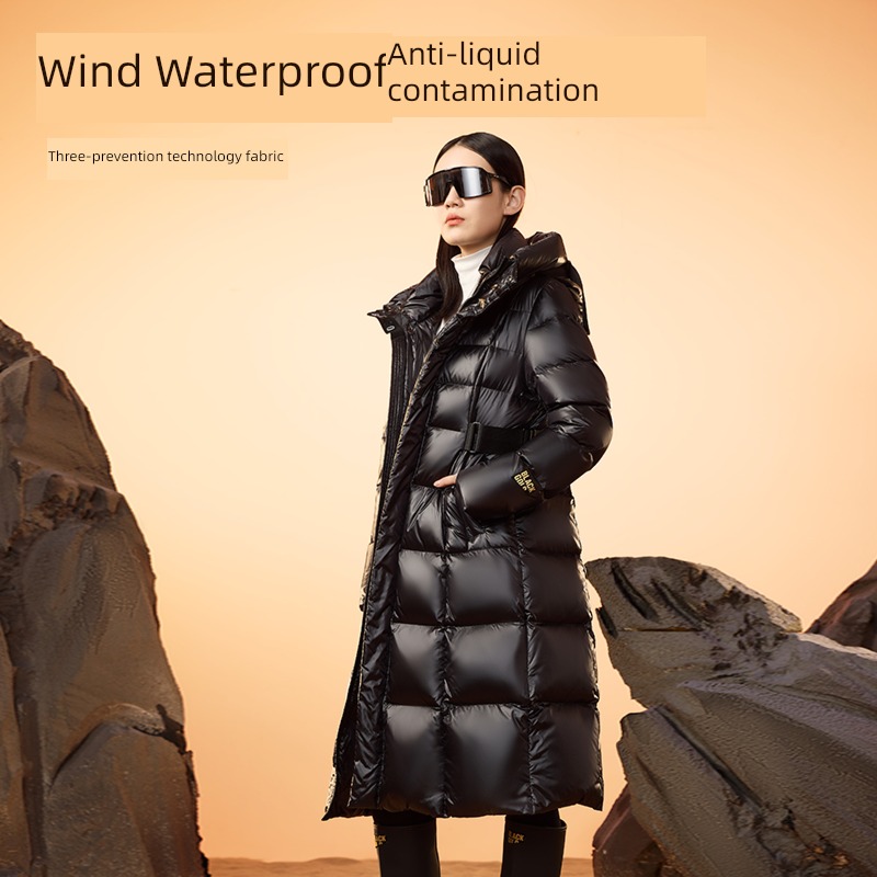 queen Jiuge winter have more cash than can be accounted for Close your waist black Down Jackets