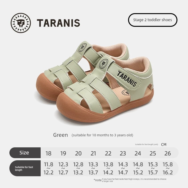 Tyrannis Summer Non-Slip Sandals Barefoot Shoes for Girls, Infants, Breathable Boys' Baby Shoes, Baby Pre-Walking Shoes — 2