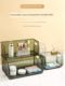 Light luxury desktop cosmetic storage box dormitory household mask skin care products jewelry acrylic large capacity storage basket