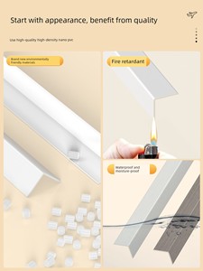 Pvc Corner Protection Strip, Wall Corner Protector, Self-Adhesive Anti-Collision Strip, Decorative Edge Trim, Right Angl