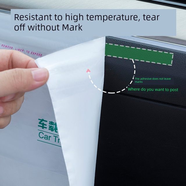 Car garbage bag sticker self-standing storage bag car interior barrel essential goods practical collection