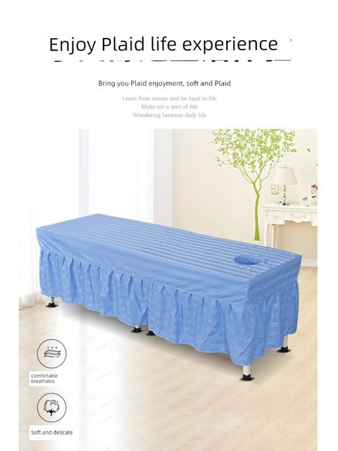 Free shipping pure cotton with holes and holes beauty massage sheets physiotherapy massage beauty bed covers cotton bed cover anti-slip sheets