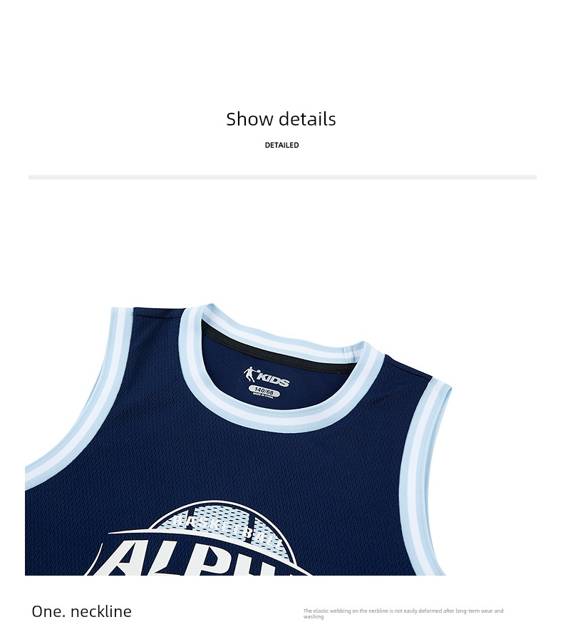 Jordan Basketball Wear Quick-Drying Summer Vest Breathable Children's Clothing — 36