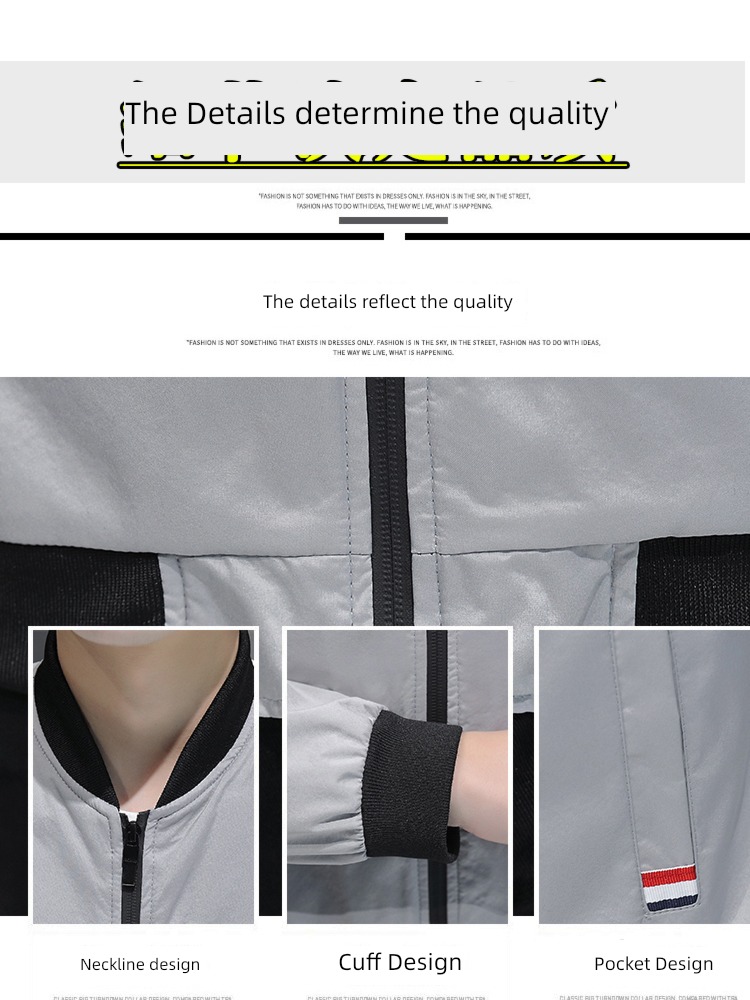 Spring and Autumn Self-cultivation student Put on your clothes man loose coat