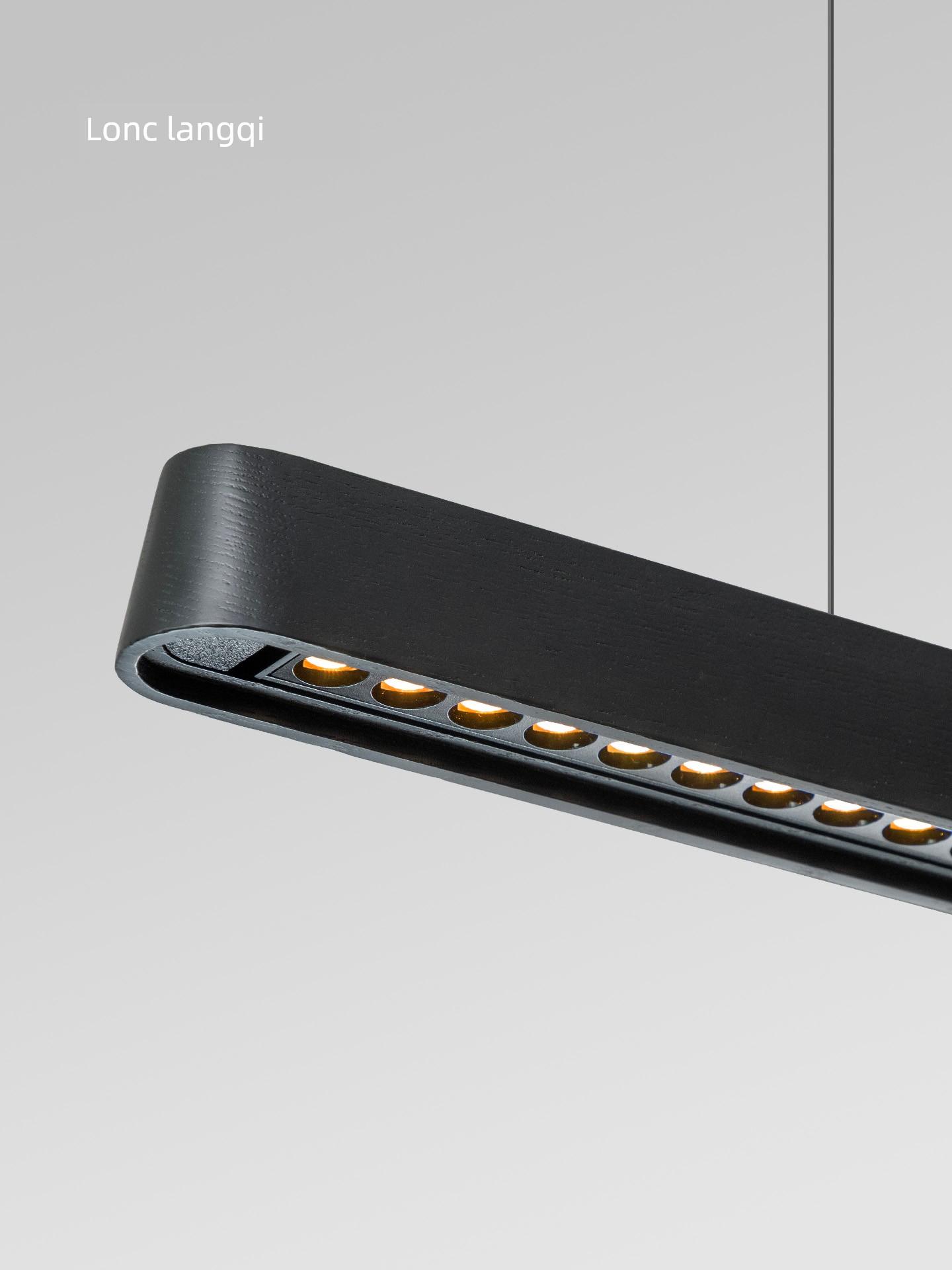 2026 New Model Simple Linear Dining Room Pendant Light Modern Dining Table Bar Counter Designer Long Strip Light Tea Table Chinese-Style Lamp